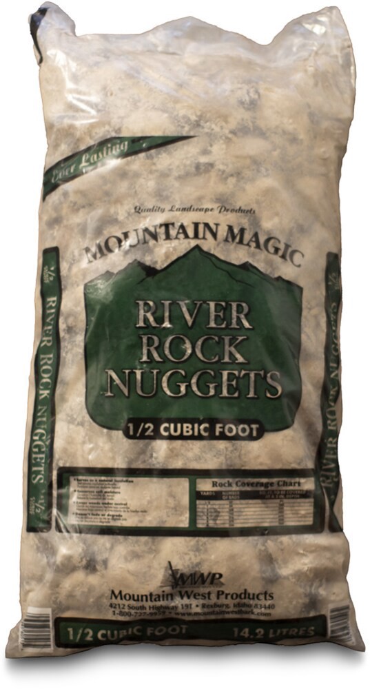 slide 1 of 1, Mountain Magic River Rock Nuggets, 0.5 cu ft