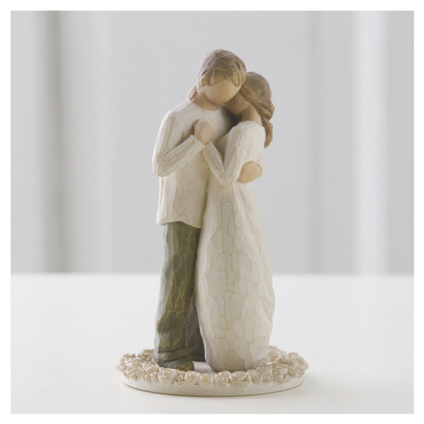 slide 1 of 1, Willow Tree Promise Cake Topper, 1 ct