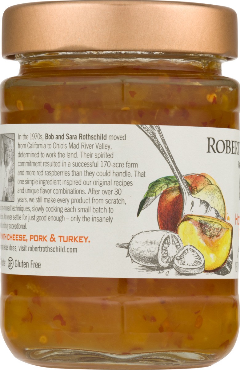 slide 3 of 9, Robert Rothschild Farm Hot Pepper Peach Preserves, 12.4 oz