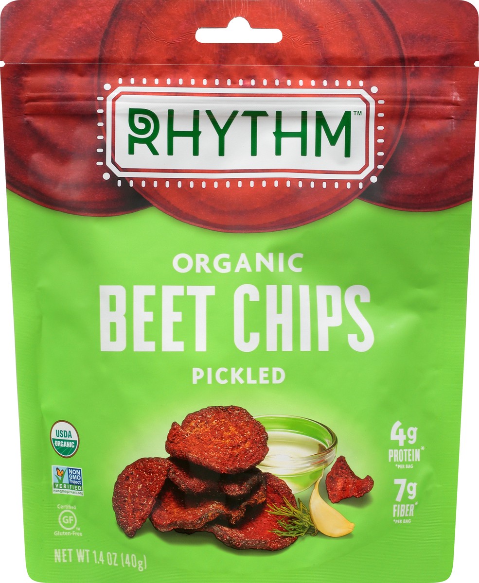 slide 3 of 12, Rhythm Superfoods Organic Pickled Beet Chips 1.4 oz, 1.4 oz