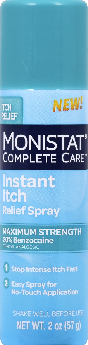 slide 2 of 2, Monistat Care Maximum Strength Instant Itch Relief Spray, 2 oz