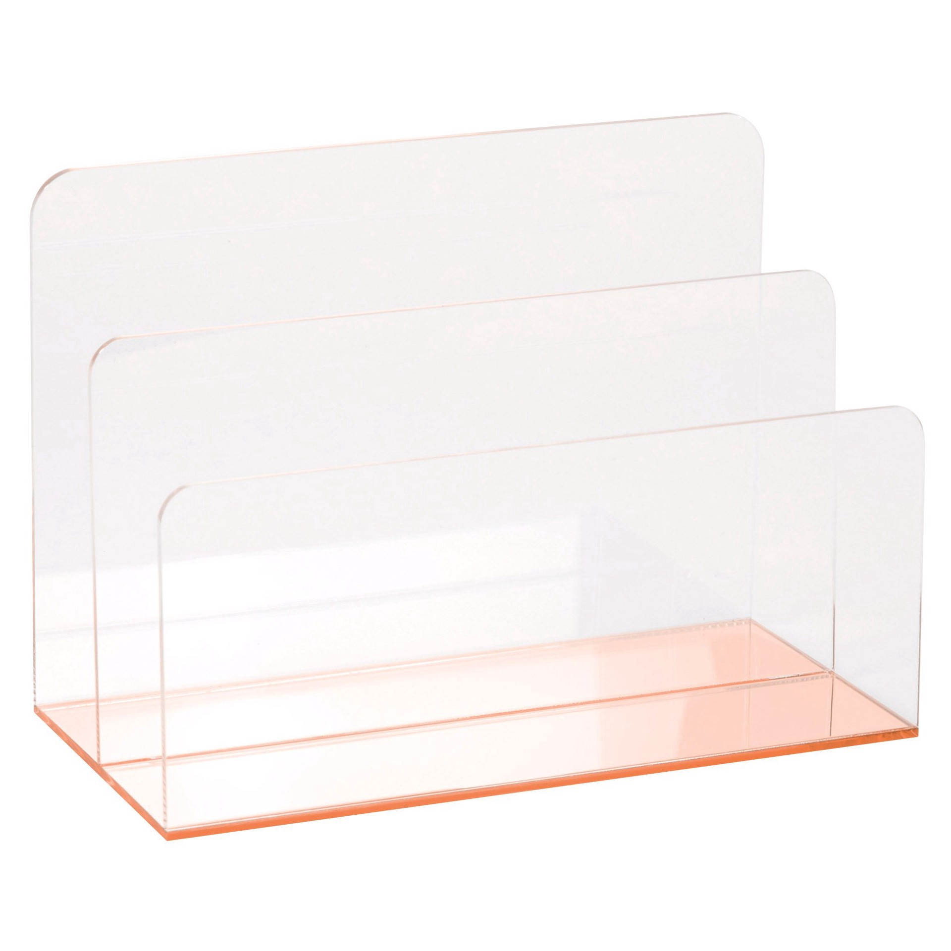 slide 1 of 1, C.R. Gibson Desktop File Stand – Rose, 7.75 x 4.25 ft