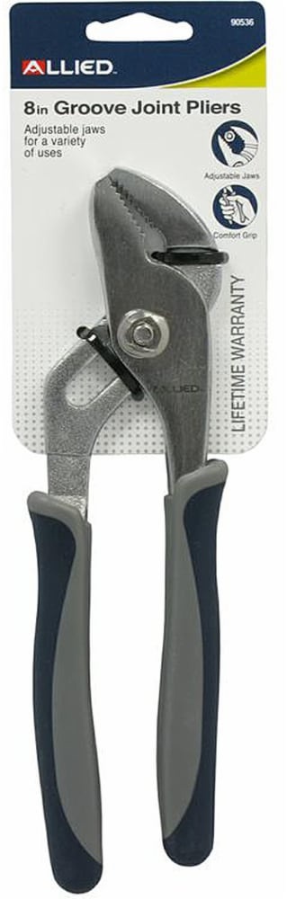 slide 1 of 1, Allied Groove Joint Pliers - 8 Inch, 8 in
