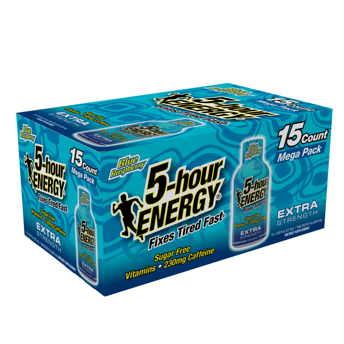 slide 1 of 3, 5 Hour Energy Extra Strength Blue Rasp 15Ct, 15 ct
