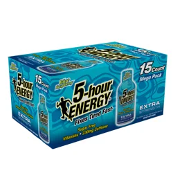 5-hour ENERGY Mega Pack Extra Strength Blue Raspberry Energy Shot 15 - 1.93 fl oz