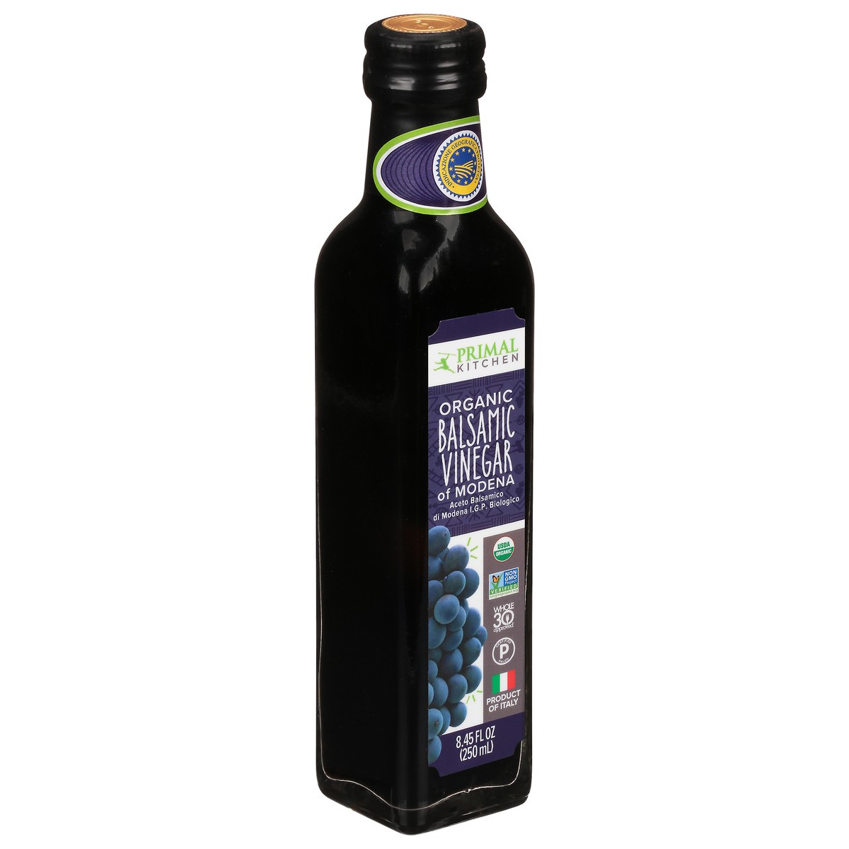 slide 2 of 14, Primal Kitchen Organic Balsamic Vinegar of Modena 8.45 fl oz, 1 ct