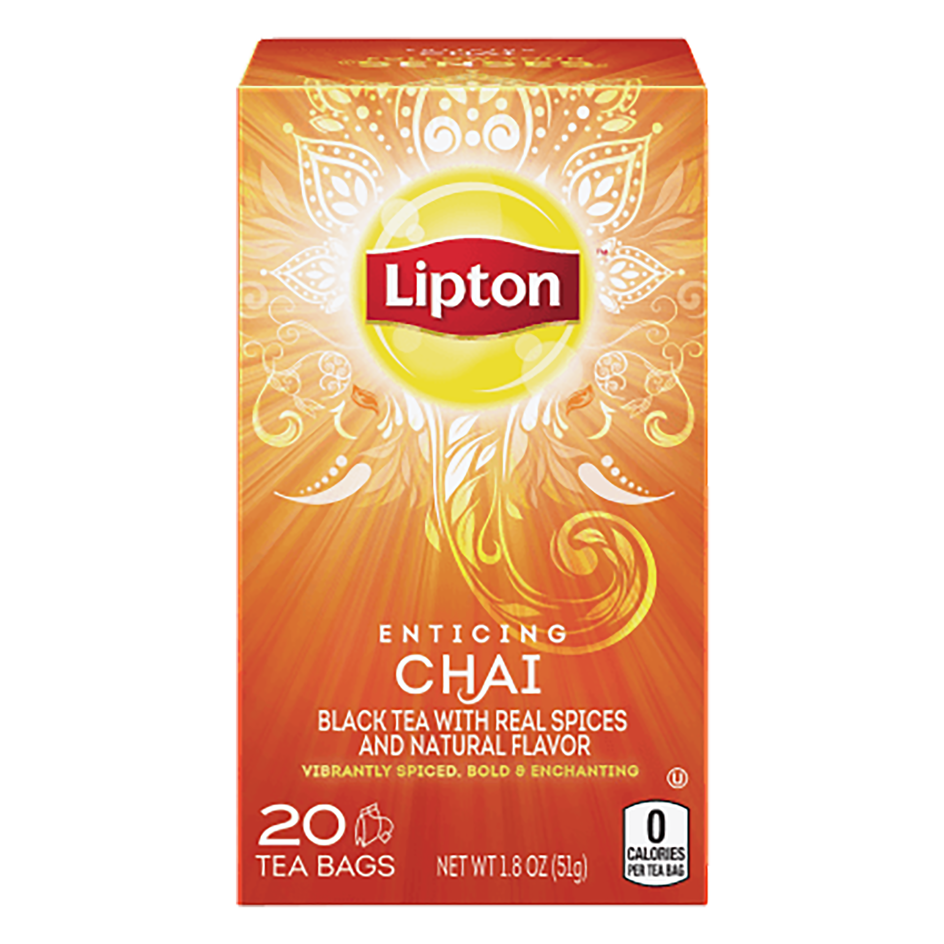 slide 2 of 4, Lipton Black Tea Bags Enticing Chai, 20 ct, 20 ct