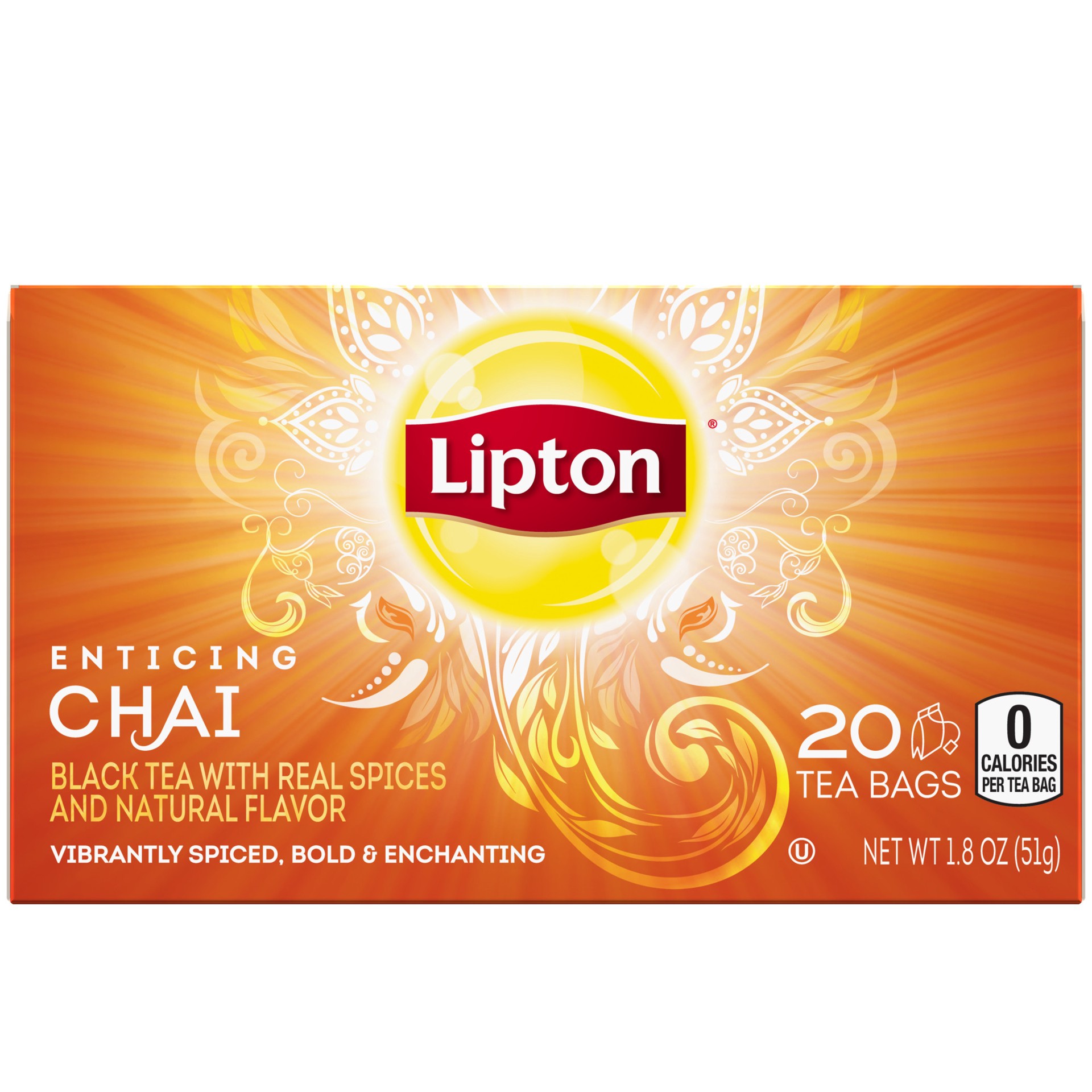 slide 3 of 4, Lipton Black Tea Bags Enticing Chai, 20 ct, 20 ct