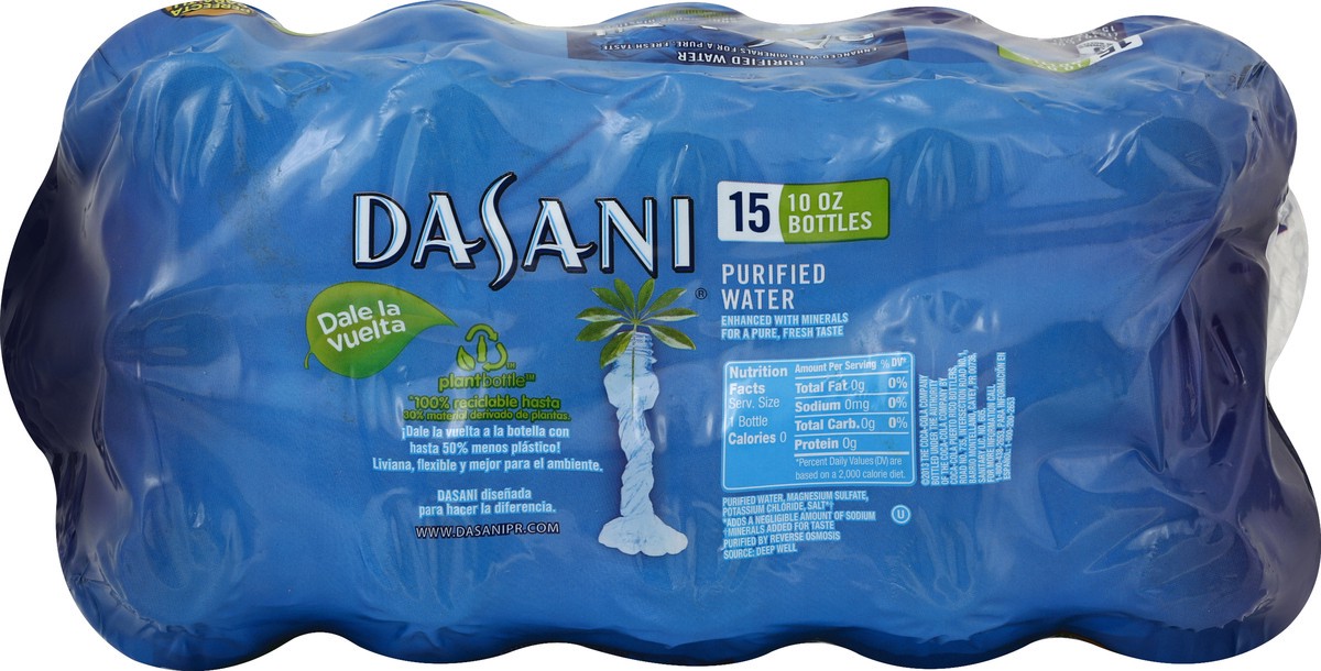 slide 6 of 6, DASANI Purified Water Bottles Enhanced with Minerals- 150 fl oz, 150 fl oz