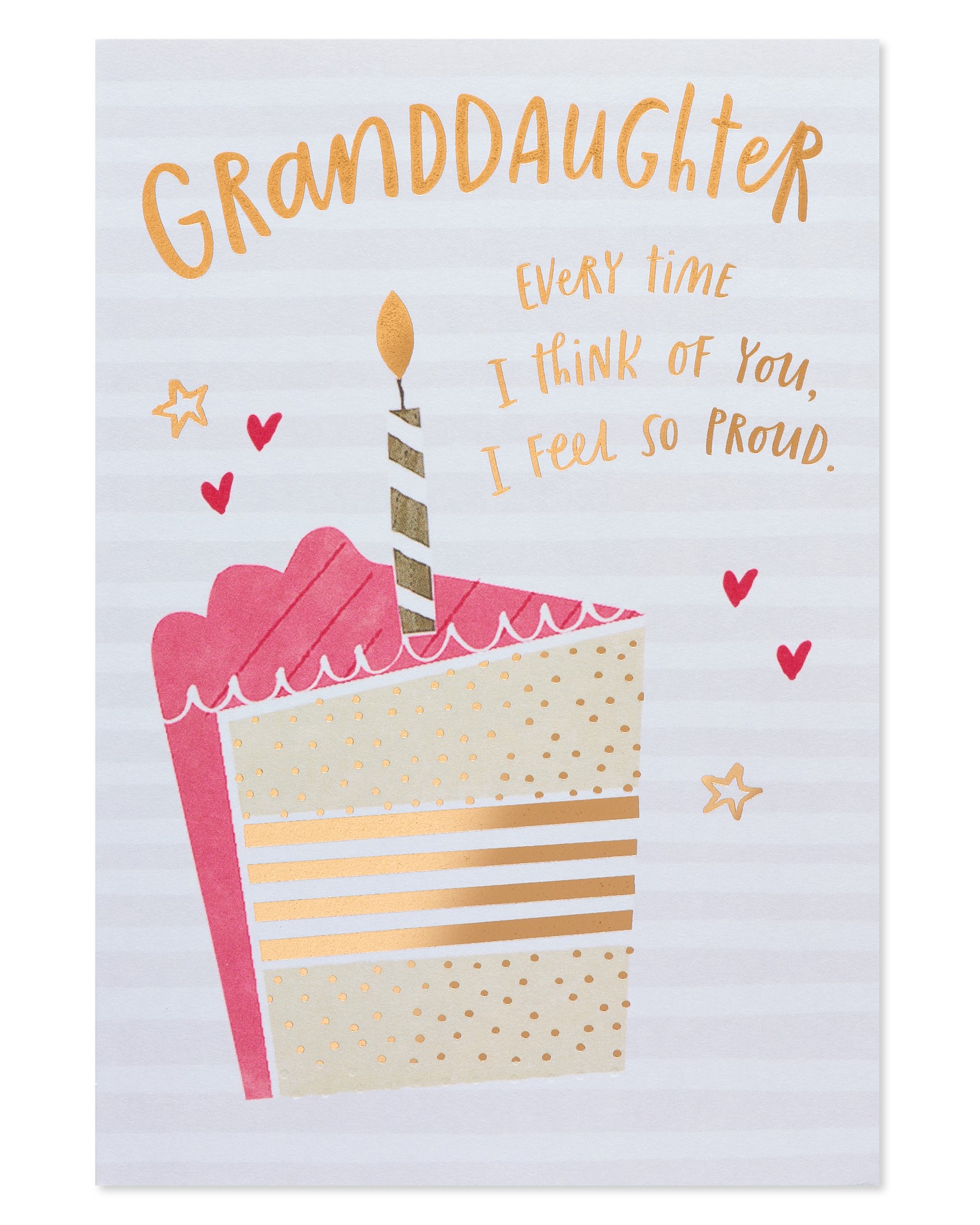 slide 4 of 5, American Greetings Birthday Card for Granddaughter (So Proud), 1 ct