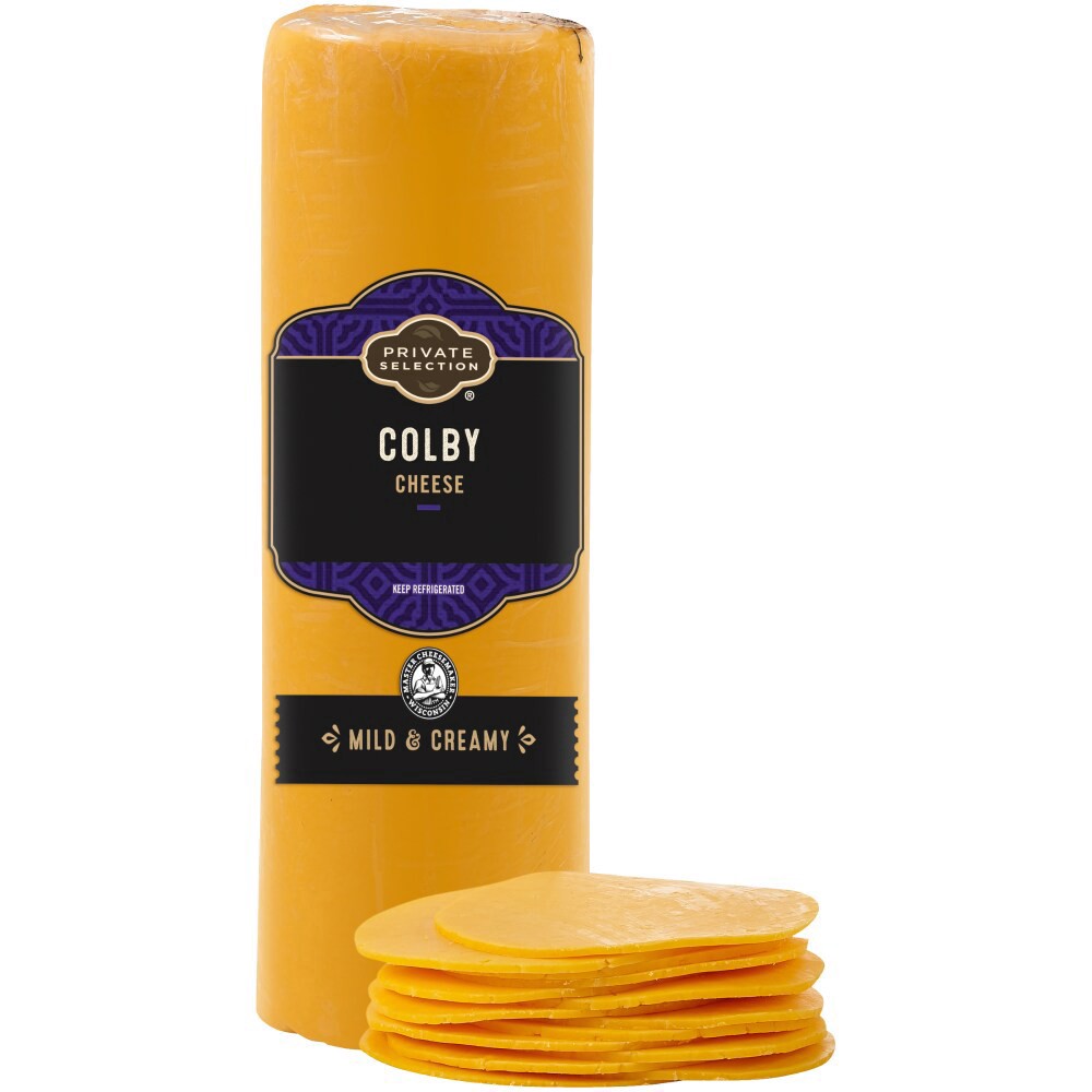 slide 1 of 2, Private Selection Colby Horn Cheese, per lb
