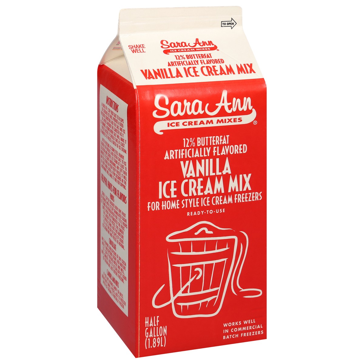 slide 7 of 11, Anderson Erickson Dairy 12% Butterfat Vanilla Ice Cream Mixes 0.5 gal, 1/2 gal