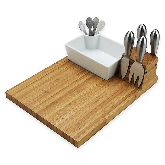 slide 1 of 4, Picnic At Ascot Buxton Cutting Board and Tools Set, 1 ct