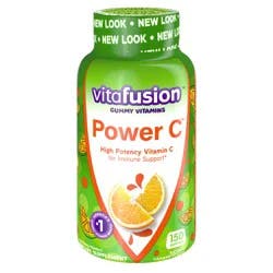 vitafusion Power C Gummy Immune Support* with vitamin C, Delicious Orange Flavor, 150ct (50 day supply), from America's Number One Gummy Vitamin Brand