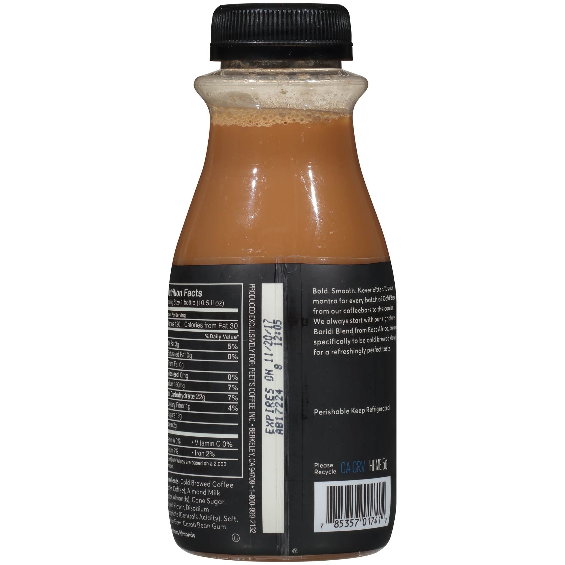 slide 4 of 6, Peet's Almond Milk Cold Brew Coffee, 10.5 oz