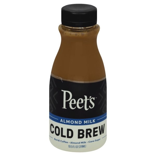 slide 1 of 6, Peet's Almond Milk Cold Brew Coffee, 10.5 oz