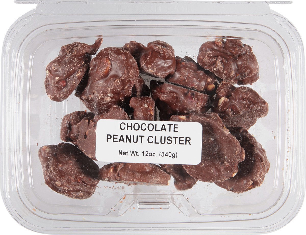 slide 8 of 9, JLM Manufacturing Chocolate Peanut Cluster 12 oz, 12 oz