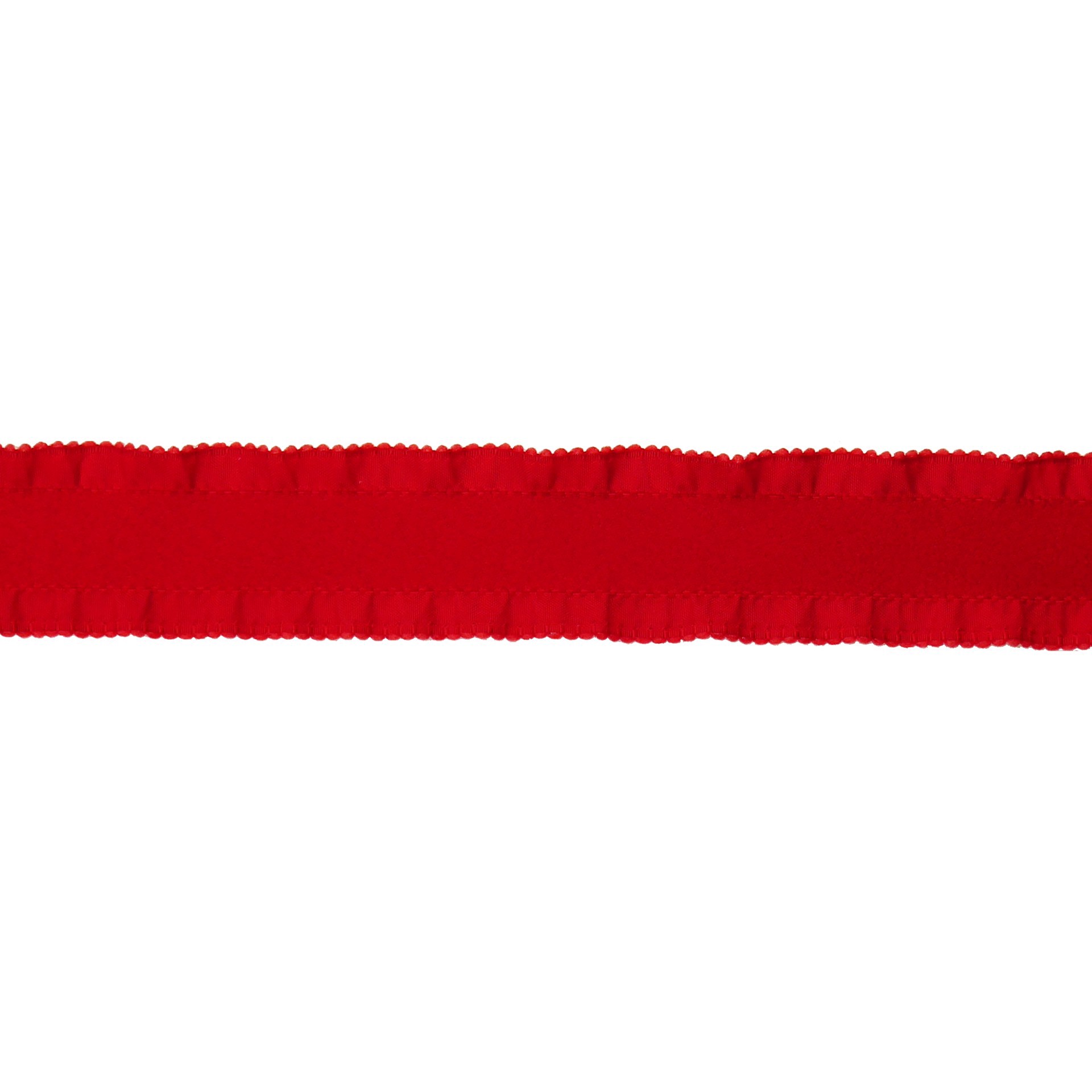 slide 2 of 3, 1.5" X 18ft. Red Ruffled Edges Ribbon By Celebrate It, 1.5 in x 18 ft