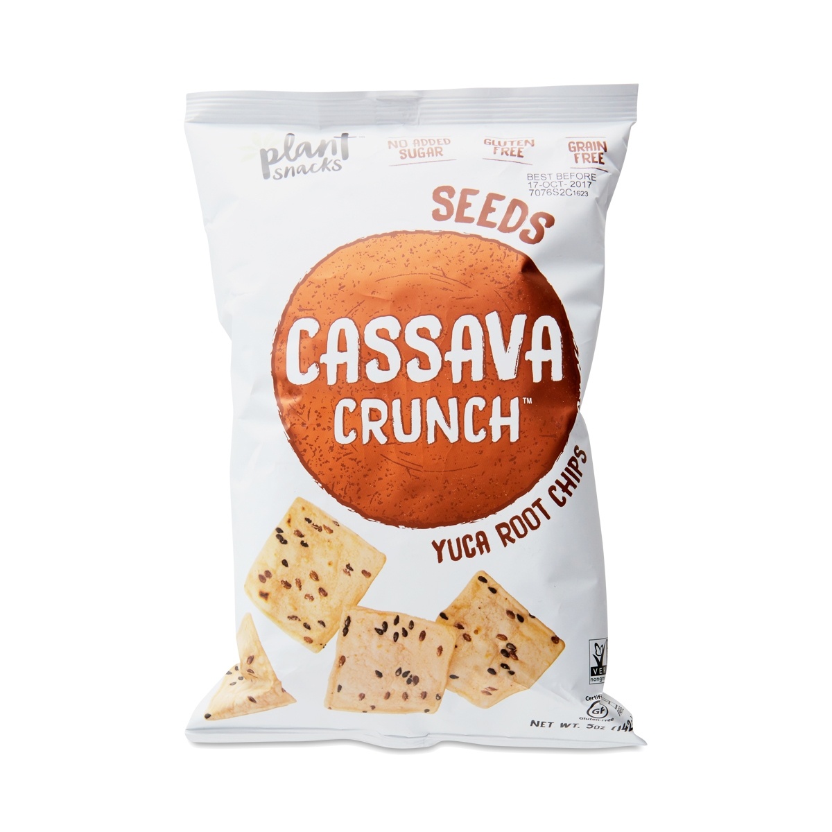 slide 1 of 1, Plant Snacks Super Seed Mix Cassava Root Chips, 5 oz