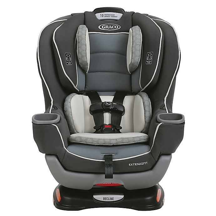 slide 2 of 5, Graco Extend2Fit Convertible Car Seat - Davis - Grey, 1 ct