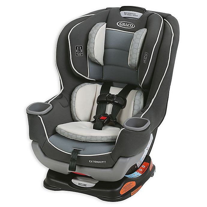 slide 1 of 5, Graco Extend2Fit Convertible Car Seat - Davis - Grey, 1 ct