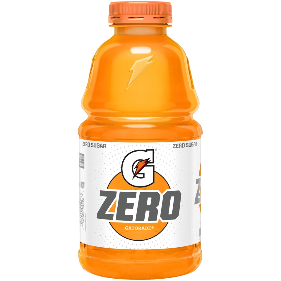 slide 2 of 5, Gatorade G Zero Sugar Orange Thirst Quencher, 32 fl oz