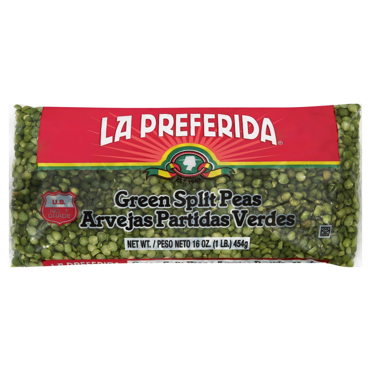 slide 5 of 5, La Preferida Split Peas - 16 oz, 16 oz
