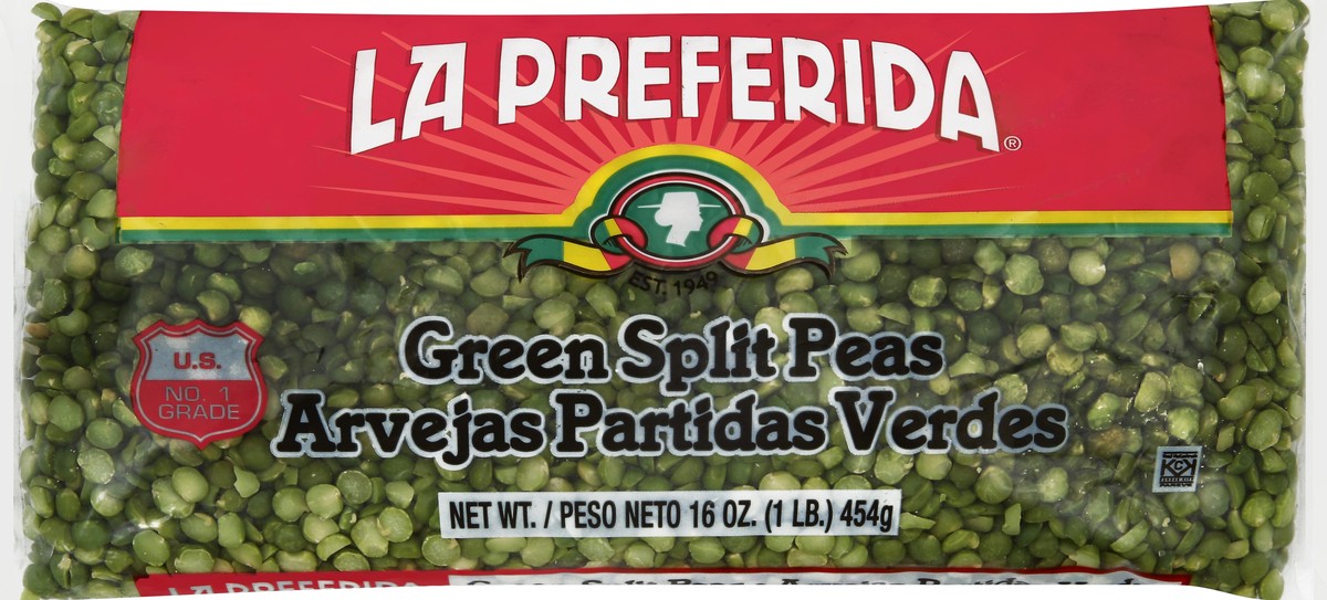 slide 1 of 5, La Preferida Split Peas - 16 oz, 16 oz