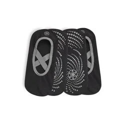 Gaiam Grippy Yoga-Barre Socks - 2 pair