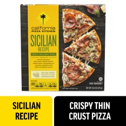 California Pizza Kitchen 12 Inch Sicilian Recipe Crispy Thin Crust Pizza