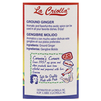 slide 4 of 9, La Criolla Ground Ginger, 2.25 oz