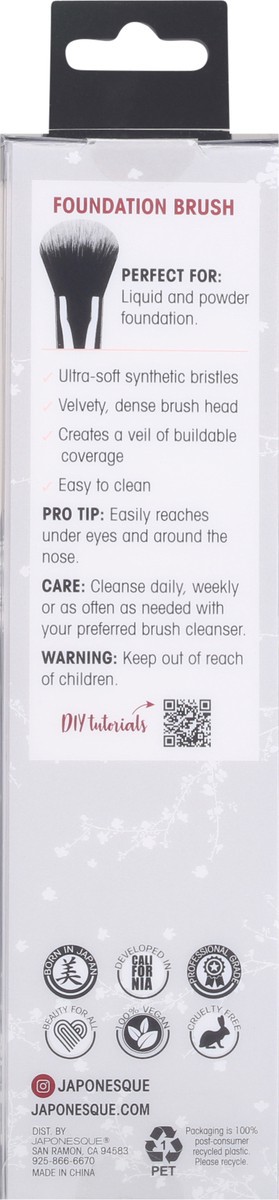 slide 2 of 9, Japonesque Blending Foundation Brush 1 ea, 1 ct