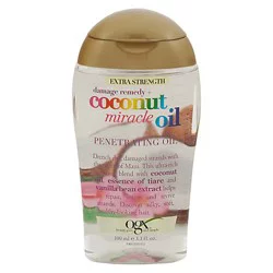 OGX Extra Strength Damage Remedy + Coconut Miracle Oil Penetrating Oil - 3.3 Fl. Oz.