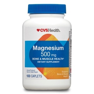 slide 1 of 1, CVS Health Magnesium Bone & Muscle Health Tablets, 100 ct; 500 mg