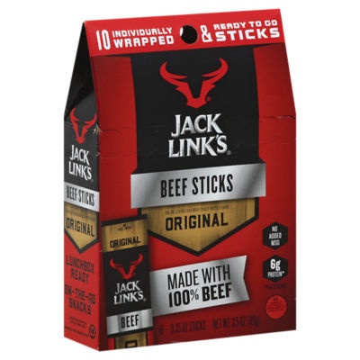 slide 1 of 1, Jack Link's Original Beef Stick, 3.5 oz