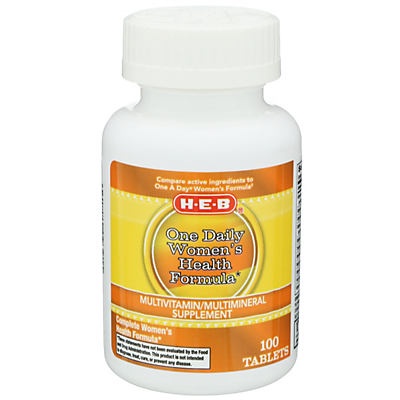 slide 1 of 1, H-E-B One Daily for Women Tablets, 100 ct