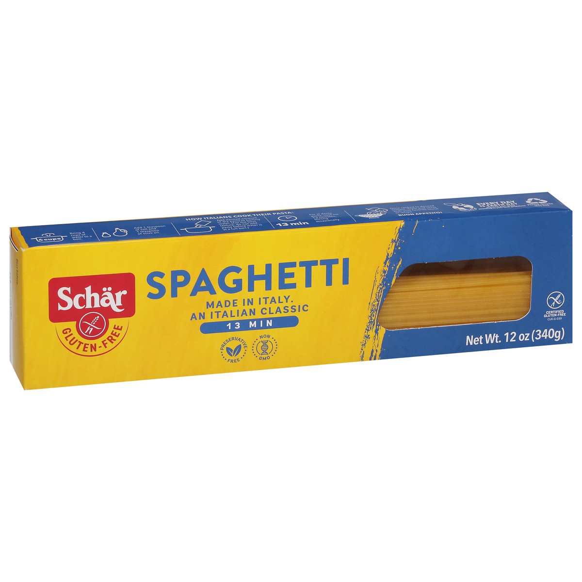 slide 8 of 12, Schär Gluten-Free Spaghetti 12 oz, 12 oz