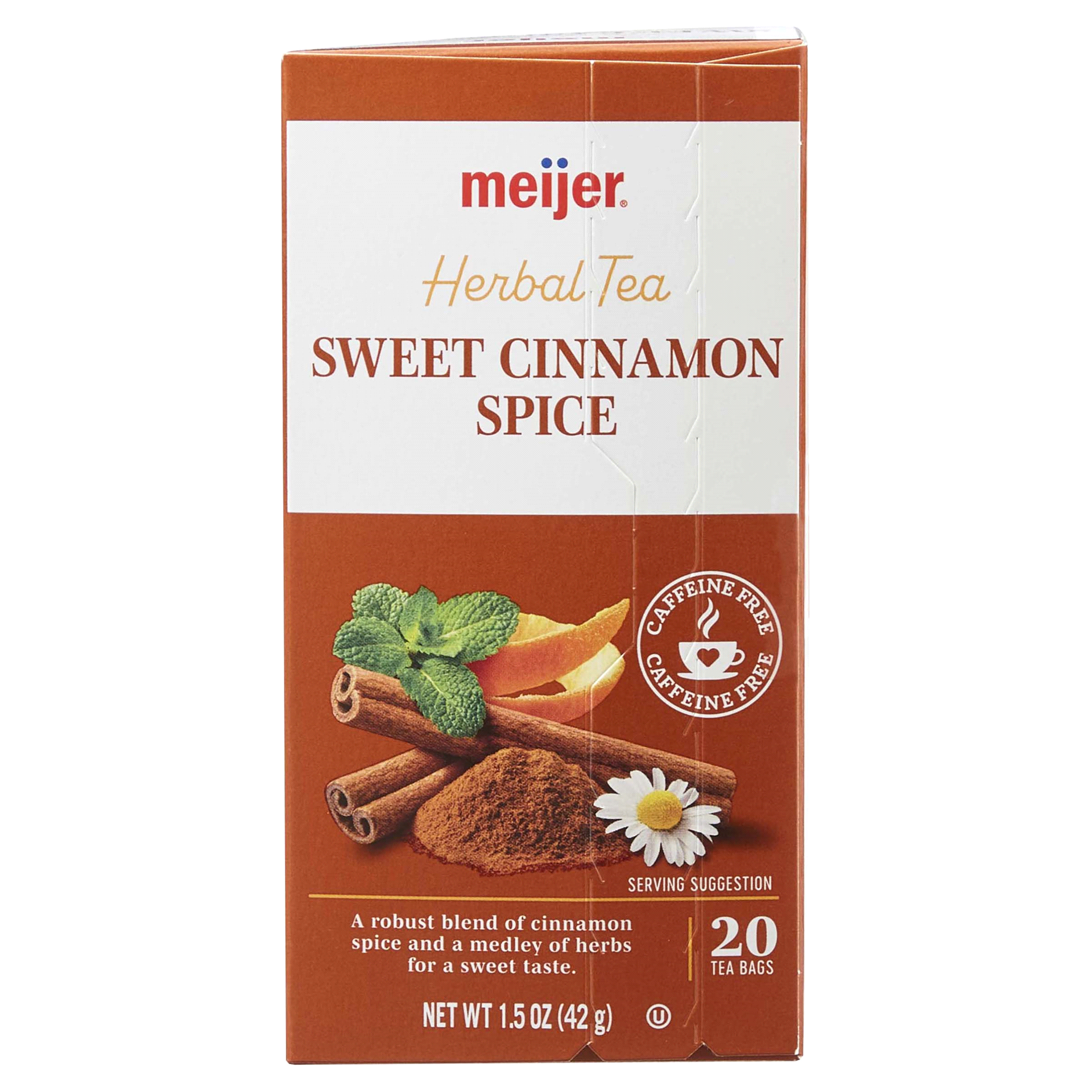 slide 21 of 29, Meijer Cinnamon Spice Tea, 20 Bags, 20 CT     