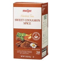 slide 7 of 29, Meijer Cinnamon Spice Tea, 20 Bags, 20 CT     