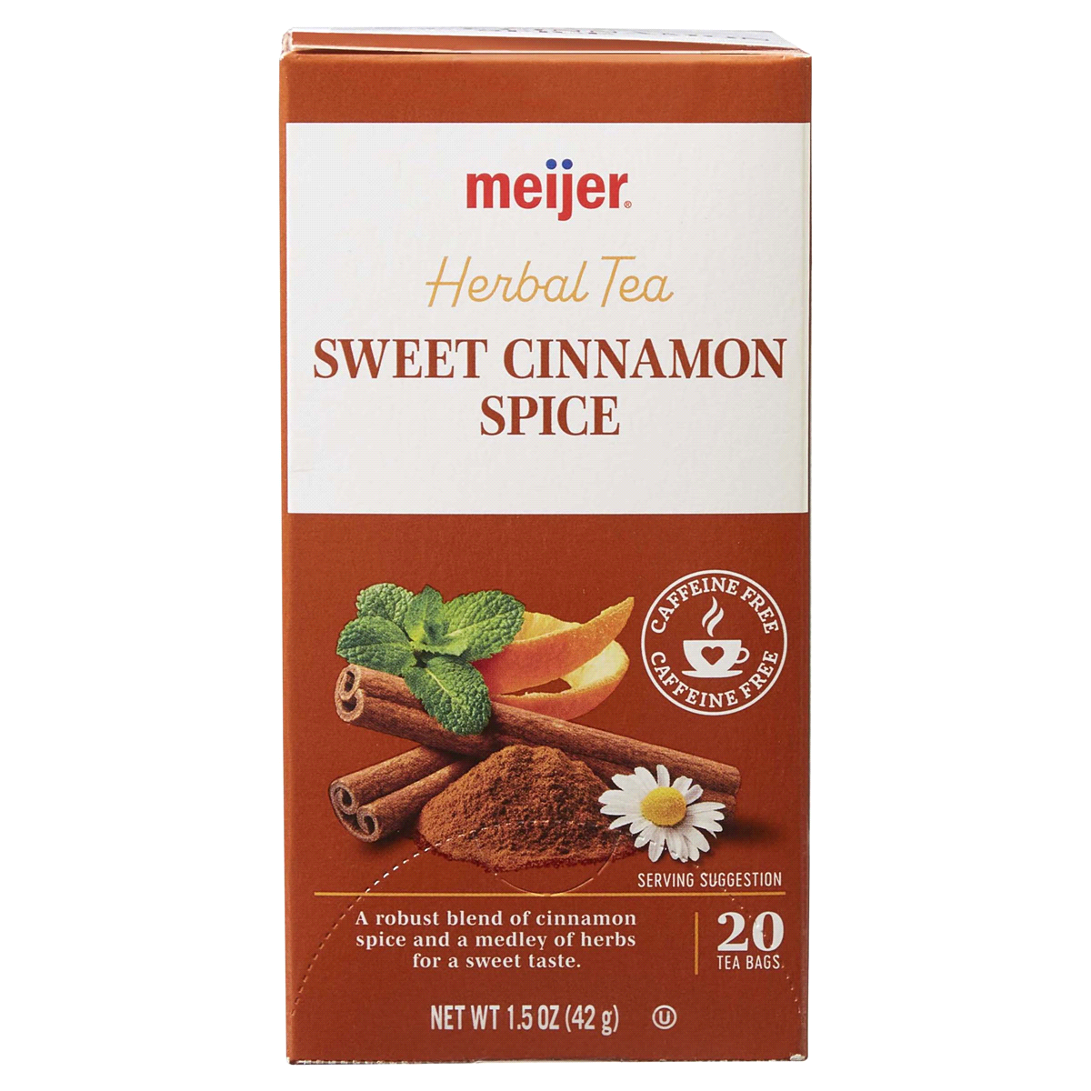 slide 1 of 29, Meijer Cinnamon Spice Tea, 20 Bags, 20 CT     