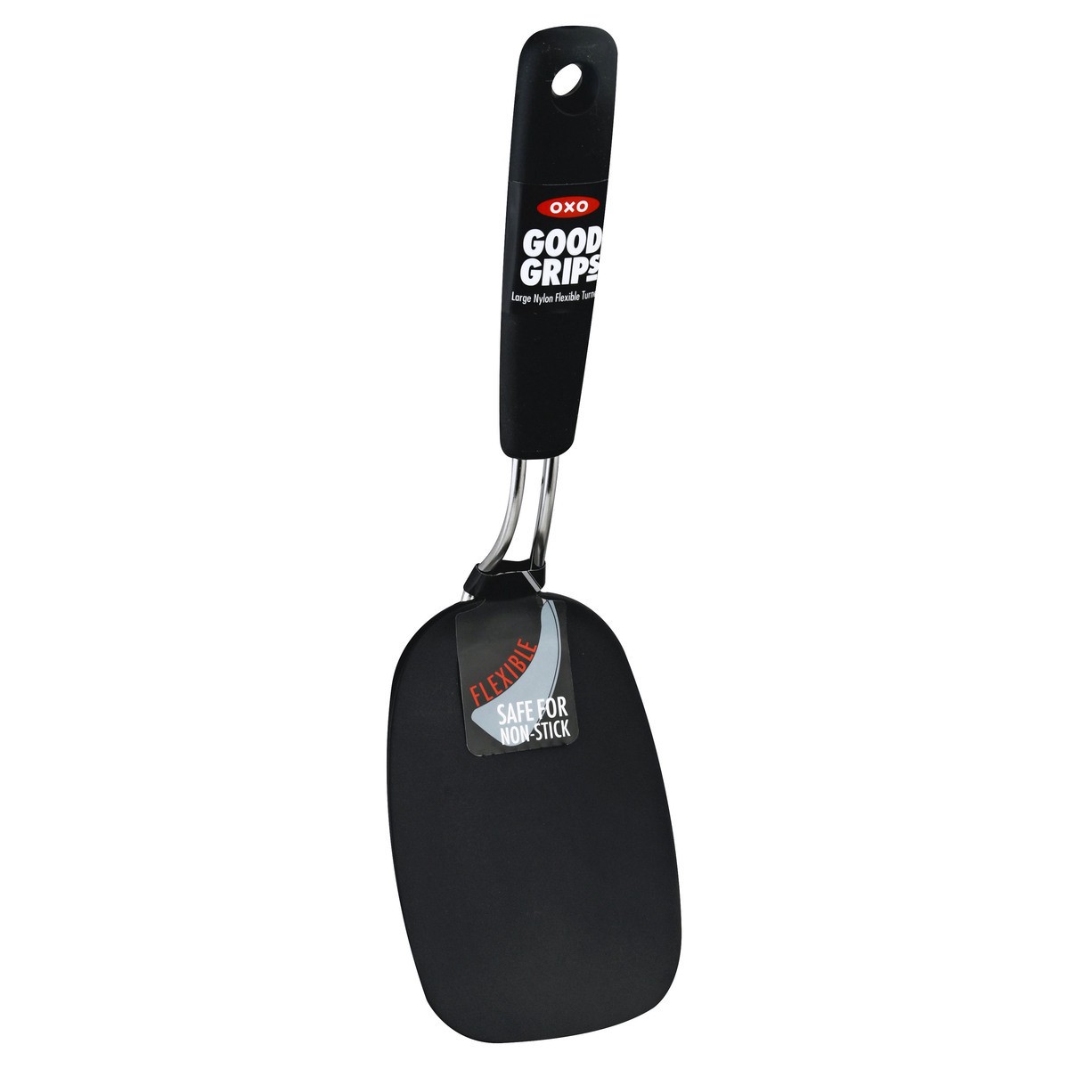 slide 5 of 9, OXO Good Grips Large Nylon Flexible Black Turner 1 ea, 1 ct