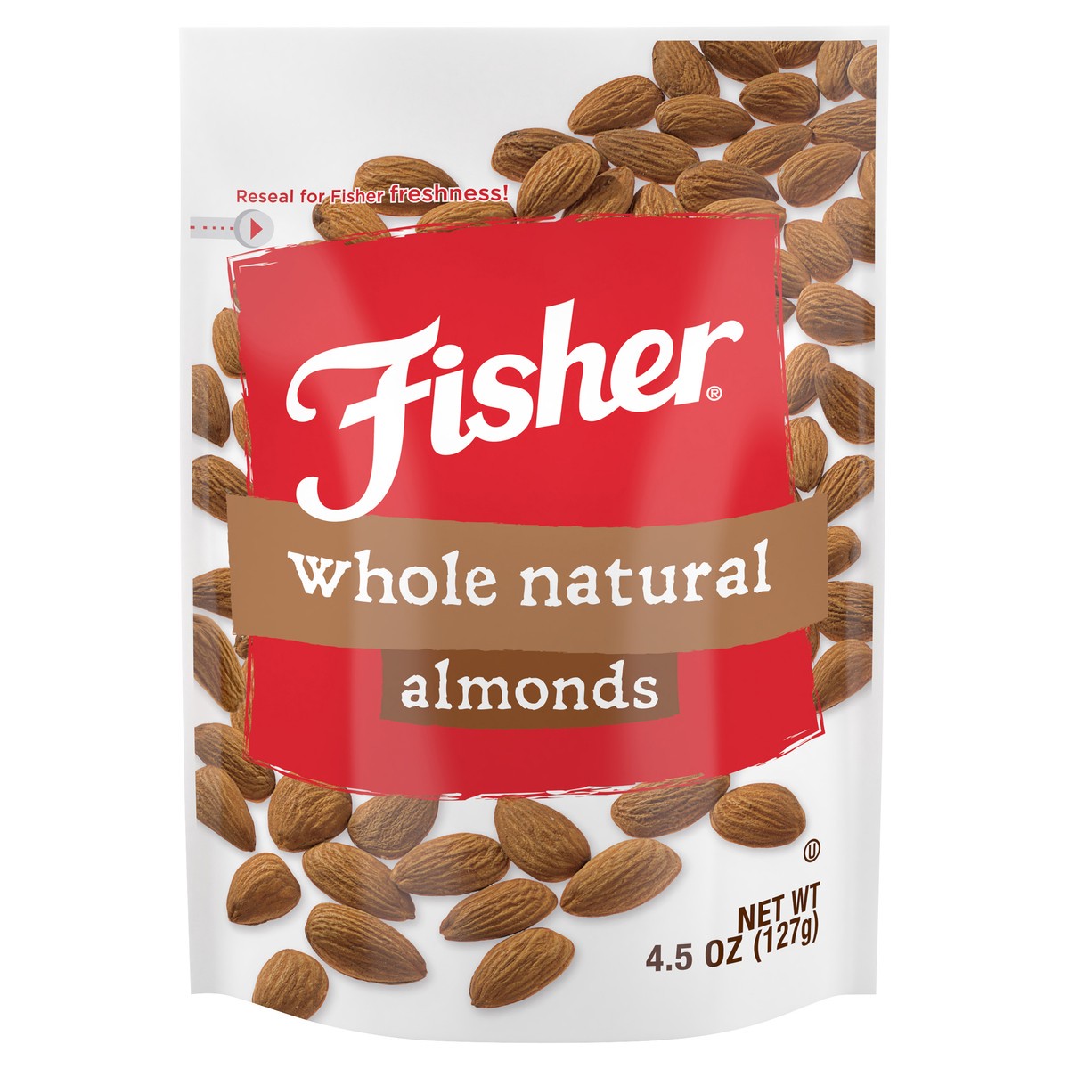 slide 14 of 14, Fisher Smoke & Bacon Flavored Almonds 6 ct Tray, 6 ct