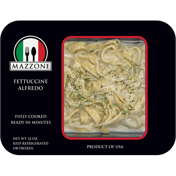 slide 1 of 1, Mazzone Fettuccine Alfredo Pasta Entree, 12 oz