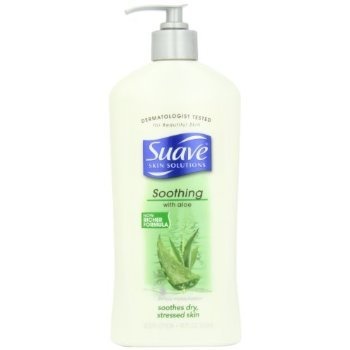 slide 1 of 1, Suave Soothing Lotion with Aloe, 18 oz