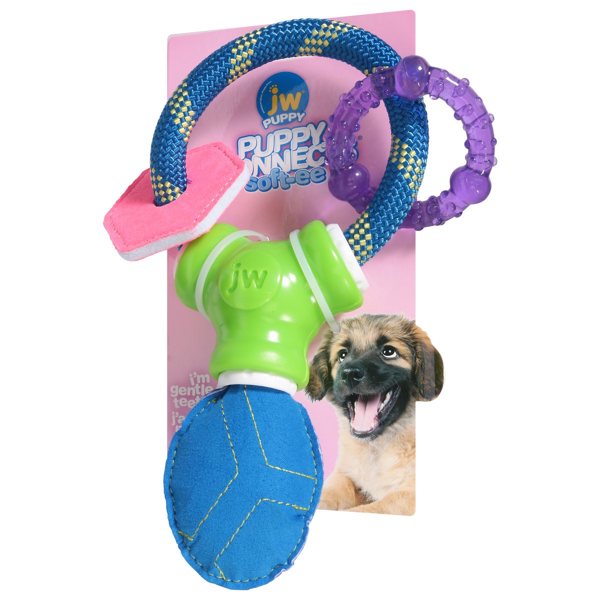 slide 9 of 9, JW Pet Puppy Connects Soft-ee Dog Toy 1 ea, 1 ct