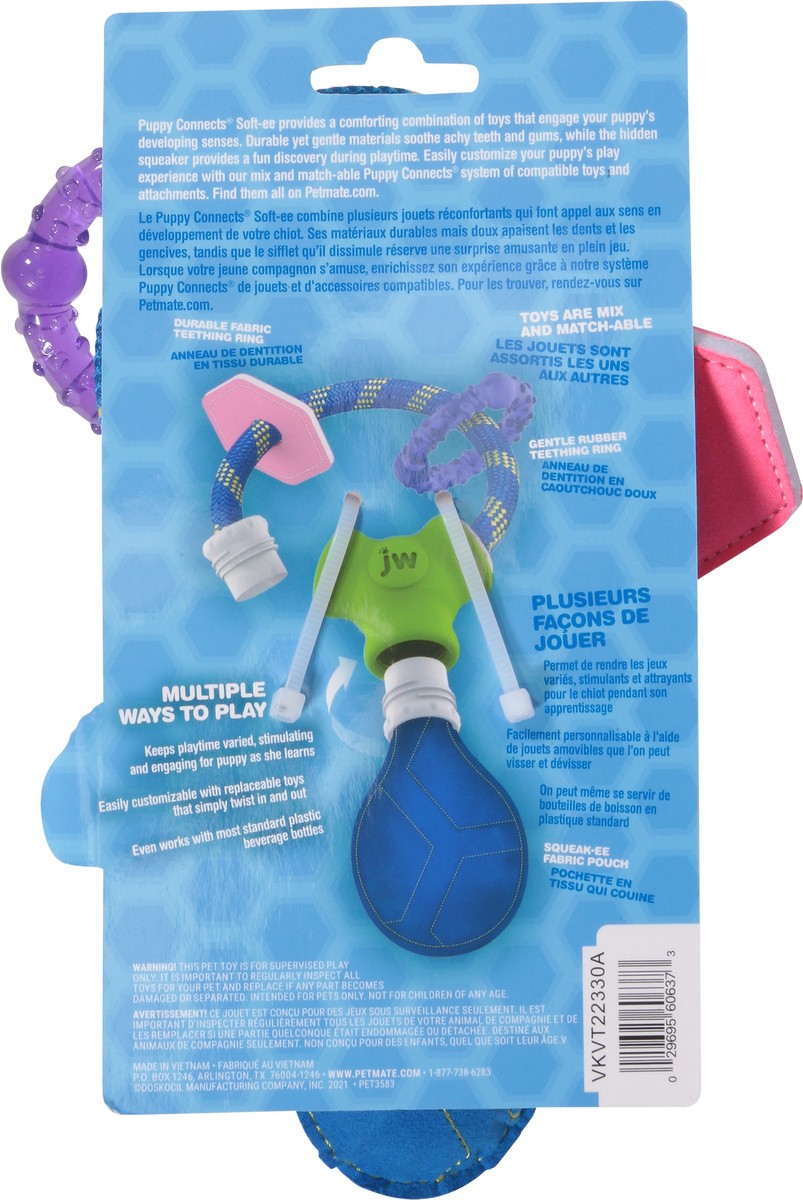 slide 5 of 9, JW Pet Puppy Connects Soft-ee Dog Toy 1 ea, 1 ct