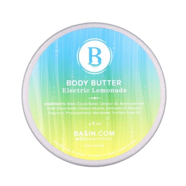 slide 1 of 1, Basin Electric Lemonade Body Butter, 4 fl oz