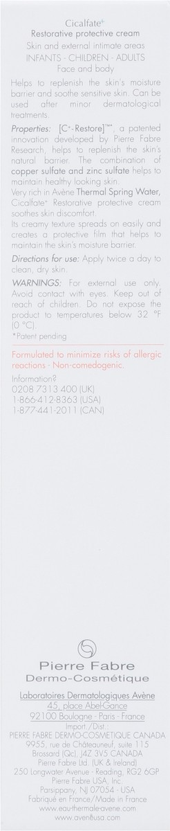slide 5 of 9, Avène Cicalfate+ Restorative Protective Cream 3.3 fl oz, 3.30 fl oz