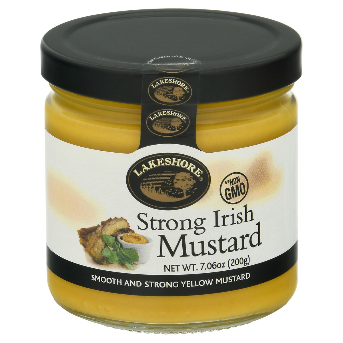 slide 1 of 2, Lakeshore Strong Irish Mustard 7.06 oz Jar, 7.06 oz