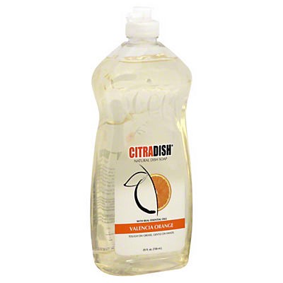 slide 1 of 2, Citra Dish Natural Dish Soap - Valencia Orange, 25 oz